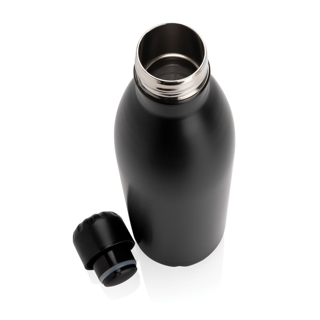 XDP436.93-1Solid Color Vakuum Stainless-Steel Flasche 750ml_ schwarz
