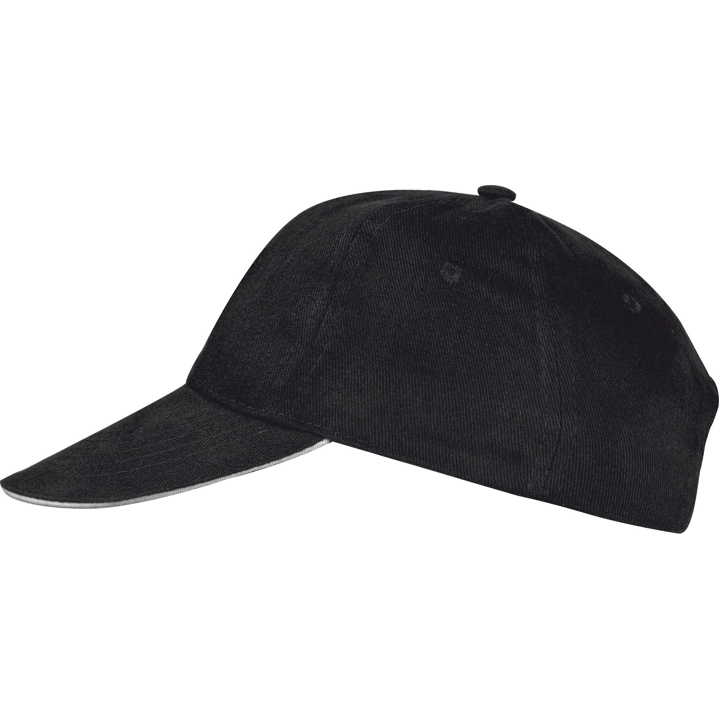 MA50466-036 Panel Sandwich Baseball Cap CURTIS_ schwarz