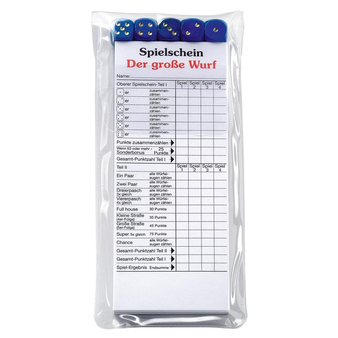 EL03226-5Wuerfelspiel _Der grosse Wurf_ im Etui_ schwarz