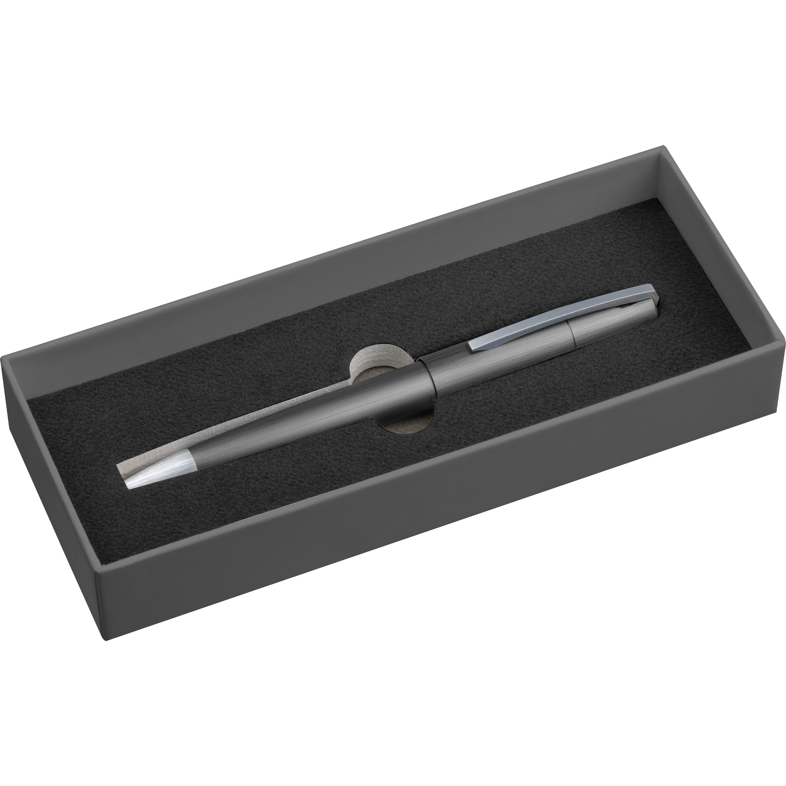 MAF263-77Ferraghini Drehkugelschreiber aus Metall  PATRIZIO_ anthrazit