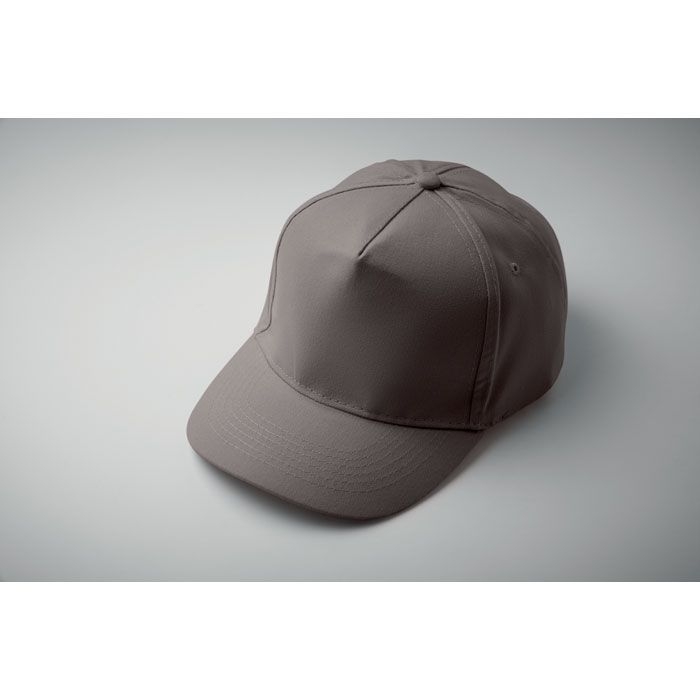 MO2345-15Sunny Baseball cap 5 panels 180gr_ steingrau