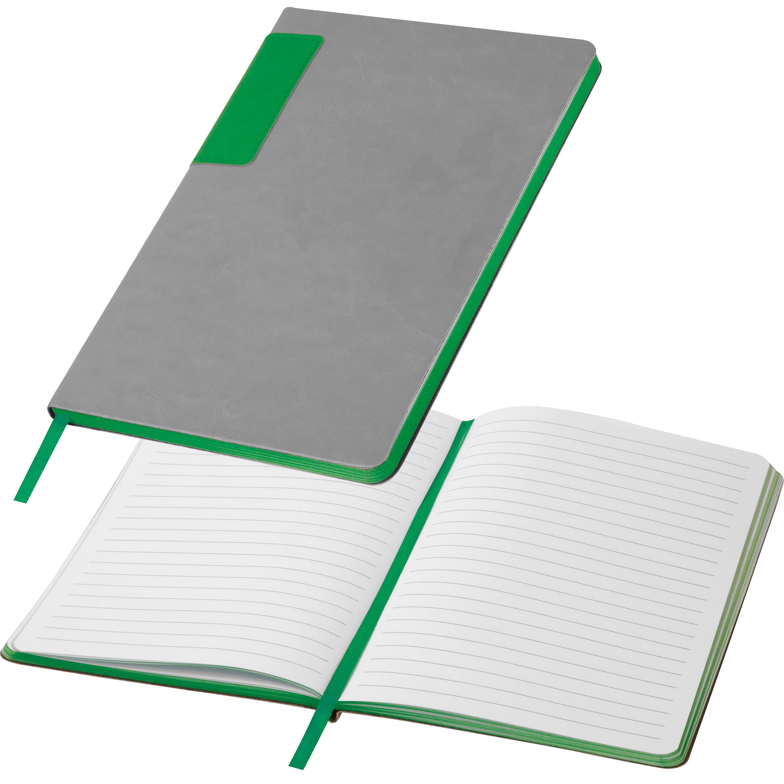 MA25477-09A5 Notizbuch mit farbigem Schnitt EVAN_ gruen