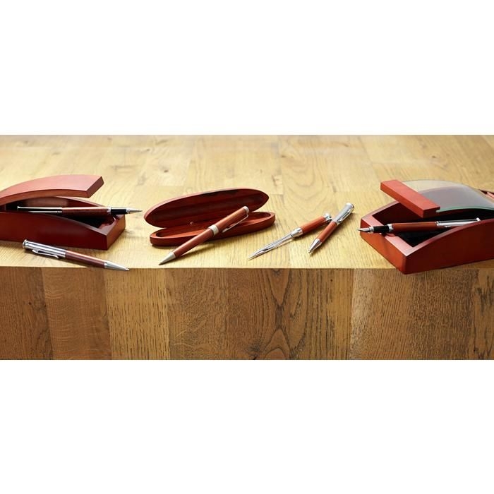 GI5770-11Schreibset aus Rosenholz Robin_ brown
