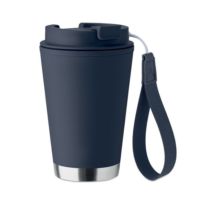 MO2596-85Topiz Doppelwandiger Becher 300 ml_ marineblau