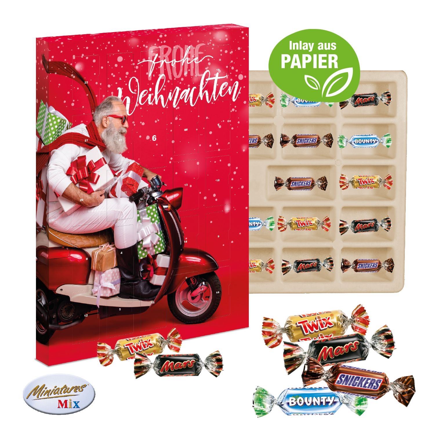 CD55404-02Adventskalender Mars® Miniatures® Mix_ Inlay aus Papier_ Individuelles Motiv