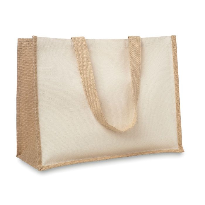 MO8967-13Campo De Fiori Jute_Canvas Shopper_ beige
