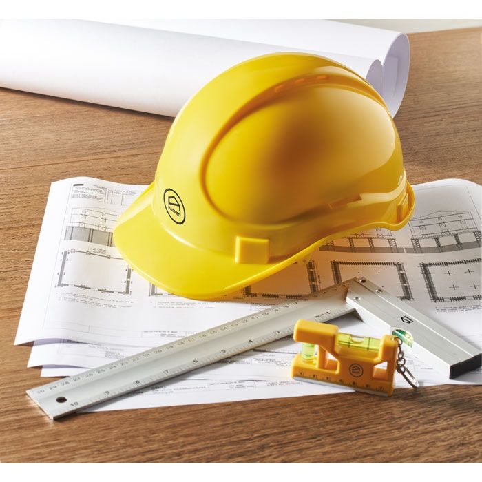 MO2456-08Helm Bauhelm_Arbeitsschutzhelm ABS_ gelb