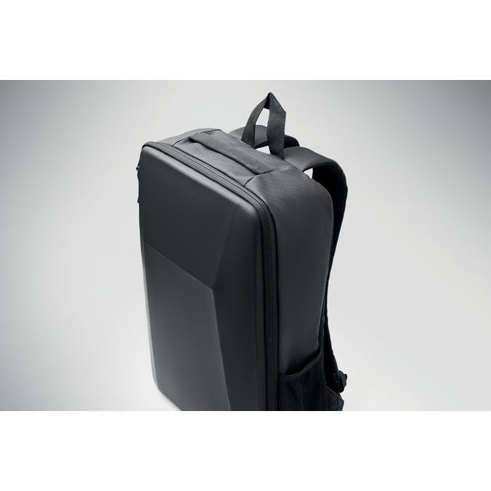 MO3186-03Novix 15_ Hartschalen-RPET-Rucksack_ schwarz