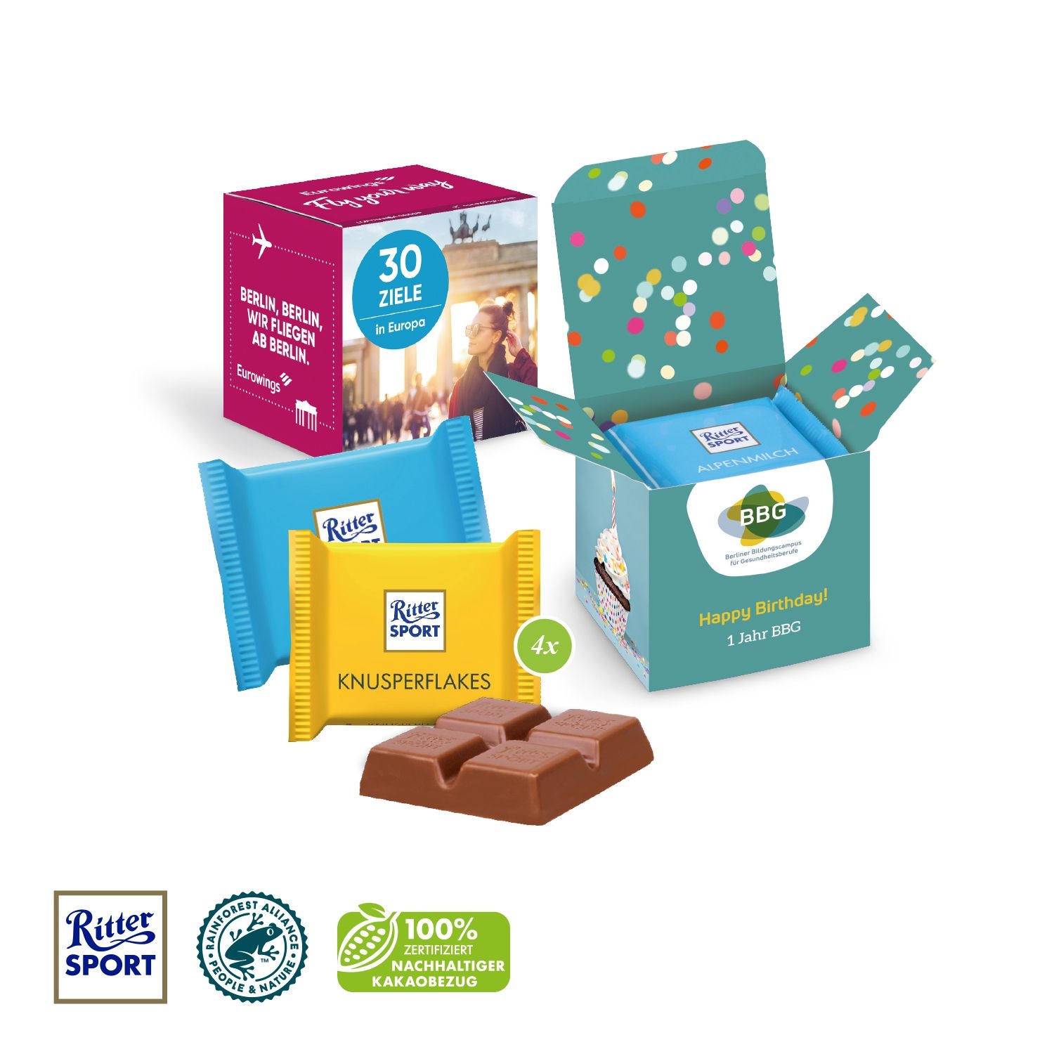 CD91747-03Ritter SPORT _Mini_ 4er_ Ritter SPORT Mini_ Joghurt