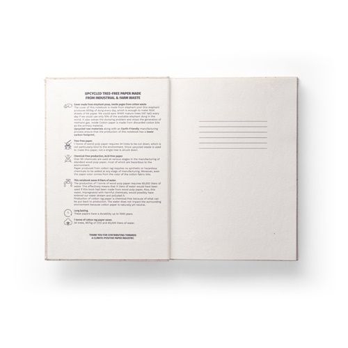 ST93294-150ORGANIC RIGID Notizbuch A5_ naturhell