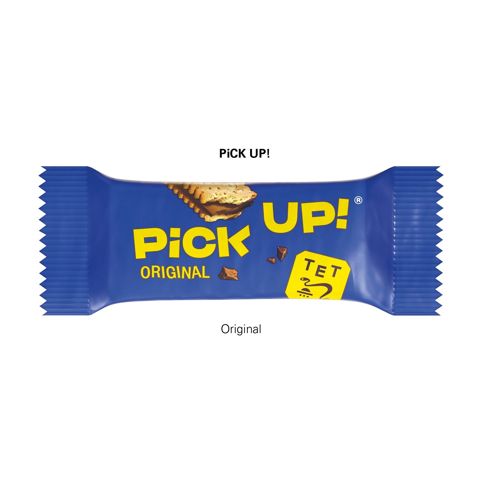 JG10231-1Werbekarte Midi Leibniz PICK UP! mini_ Pick Up Mini Choco