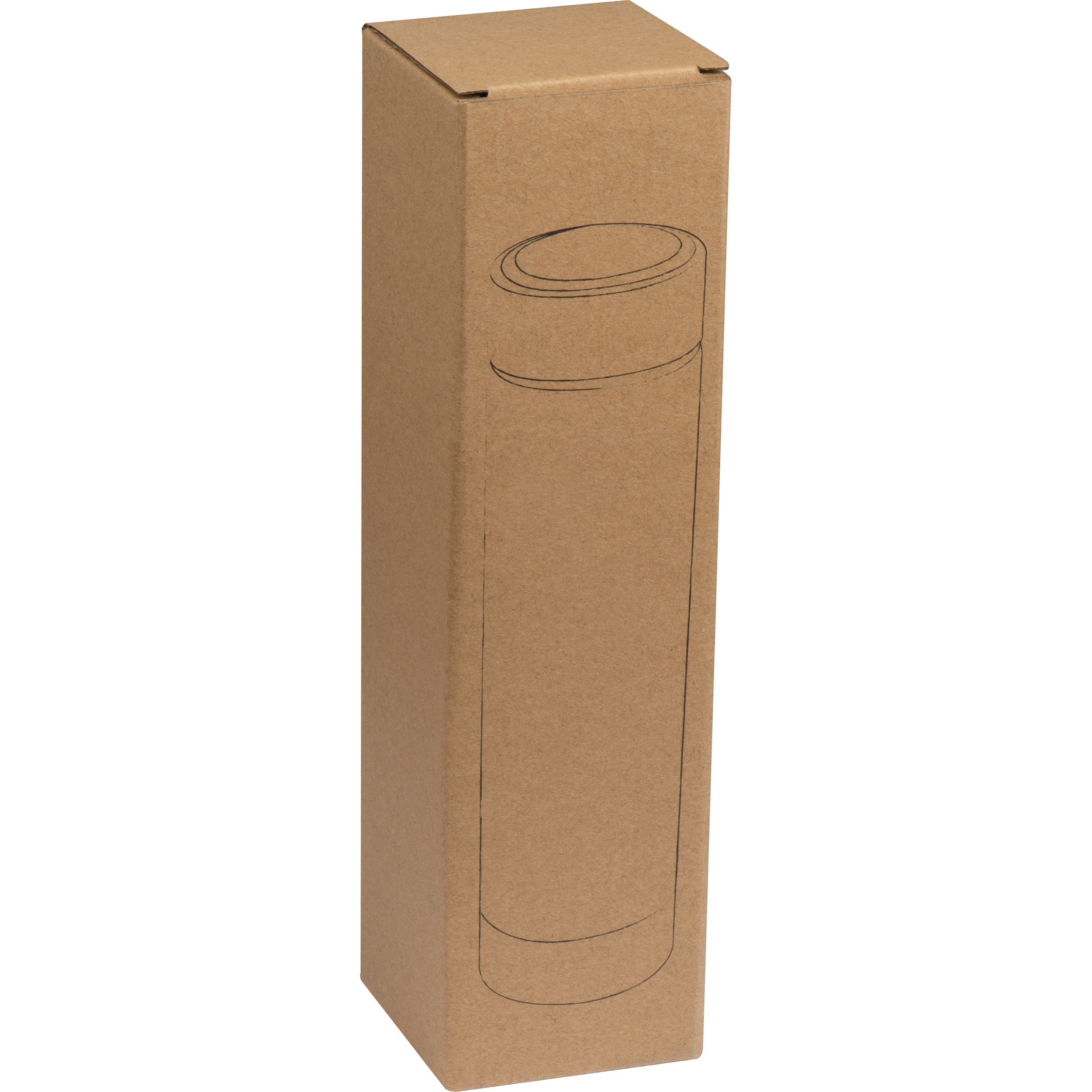 MA62142-03Vakuum Edelstahlflasche mit Teesieb_ 450ml GREGORIO_ schwarz