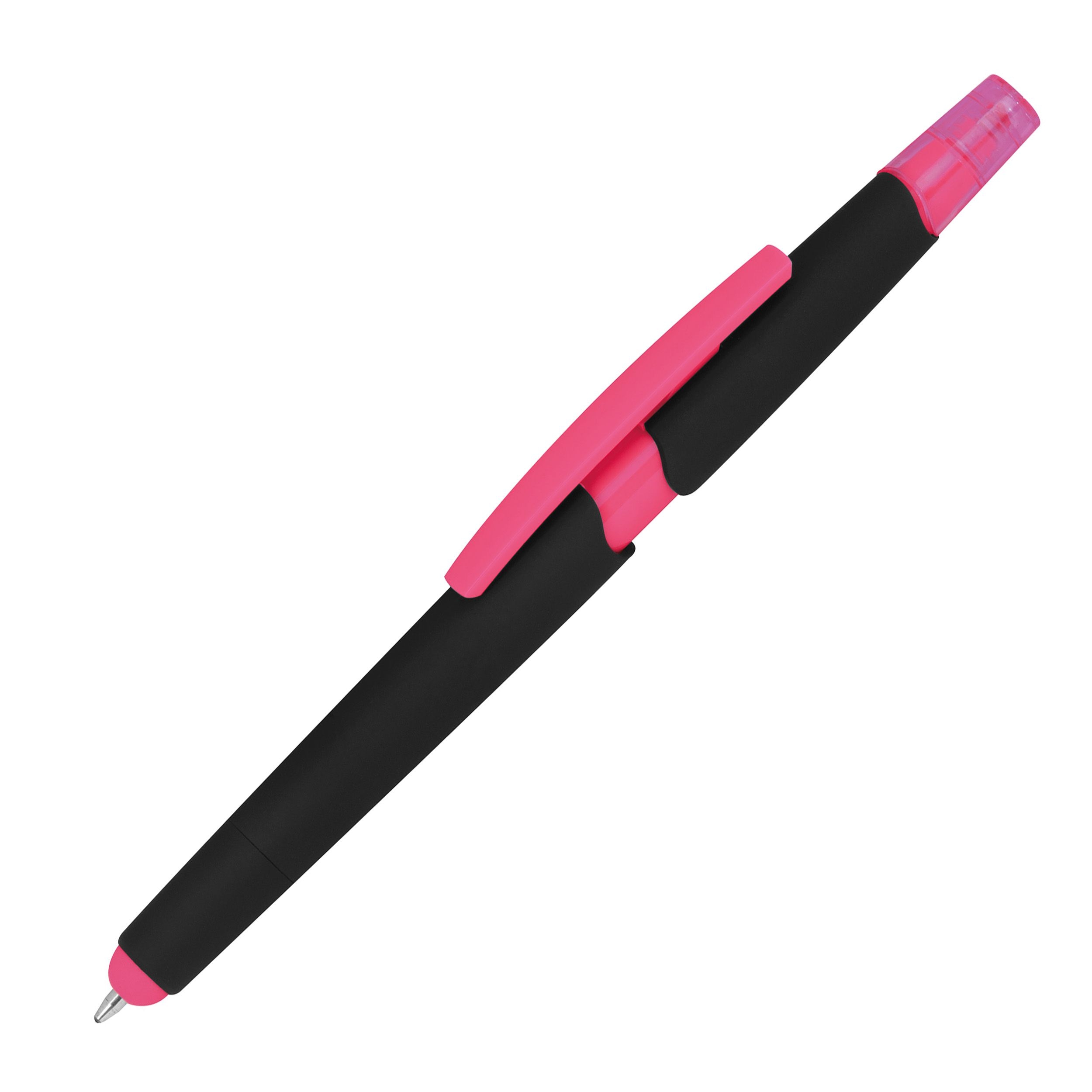MA10965-11Kugelschreiber mit Textmarker und Touchfunktion EMMETT_ pink