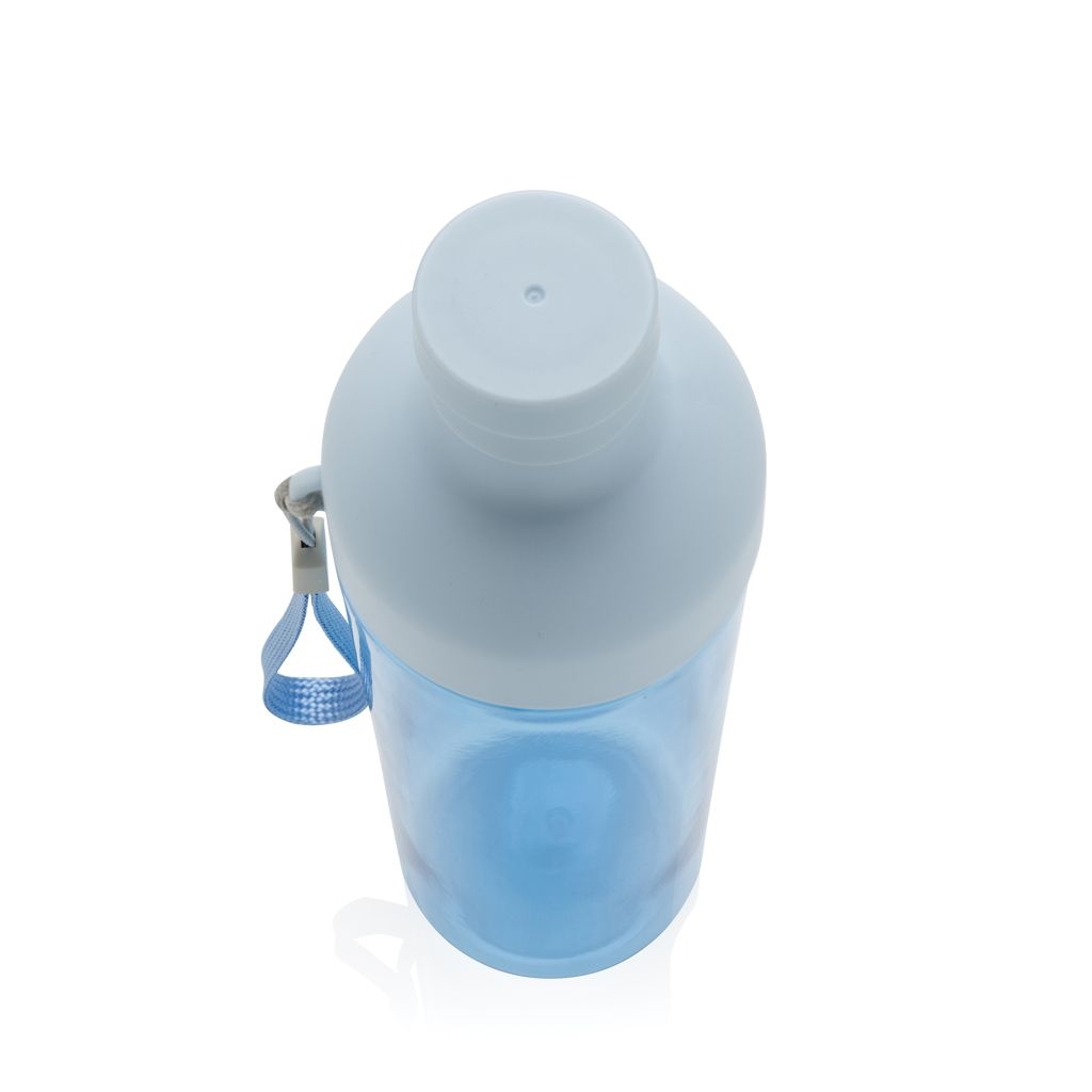 XDP437_01-5Impact auslaufsichere Wasserflasche aus RCS recyc. PET 600ml_ blau