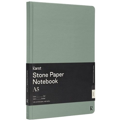 PF107790-5Karst® A5 Hardcover Notizbuch_ heather gruen