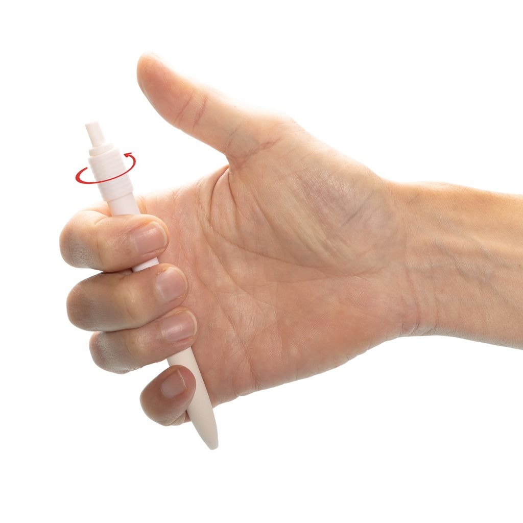 XDP611_29-03Quill-Anti-Stress-Stift aus GRS rec. rABS_ weiss