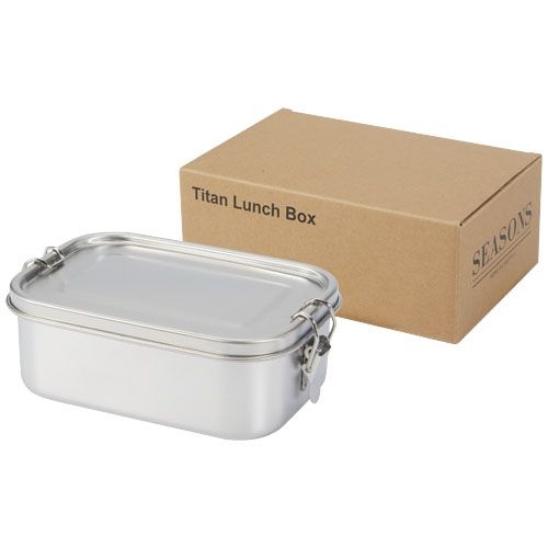 PF113339-1Titan 750 ml Lunchbox aus recyceltem Edelstahl_ silber