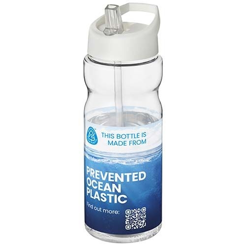 PF210099-19H2O Active® Eco Base 650 ml Sportflasche mit Ausgussdeckel_ transparent_weiss