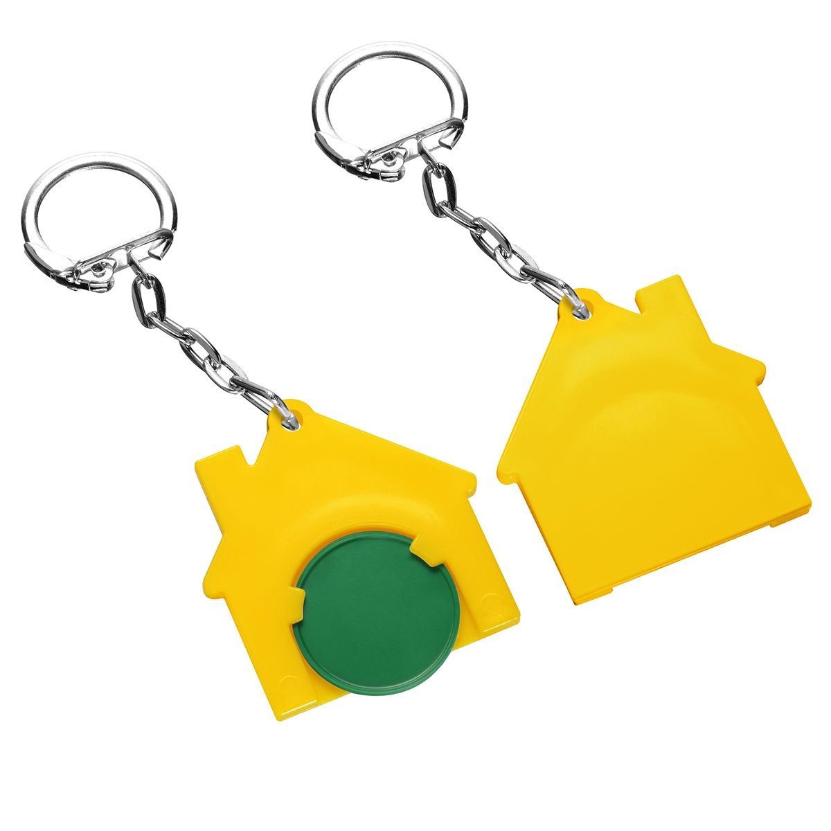 HE7516K-2-4Chiphalter mit 1€-Chip _Haus_ gruen_ gelb