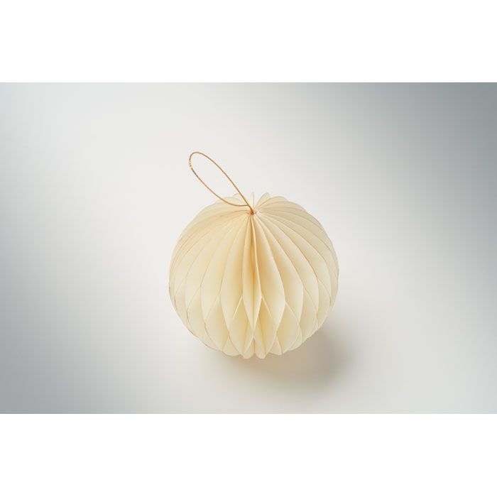 CX1576-13Harmobauble Faltbarer Papier-haenger_ beige