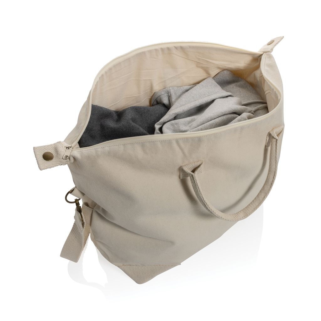 XDP707.17-0Kezar AWARE™ 500g_m² Wochenendtasche aus recyceltem Canvas_ off white