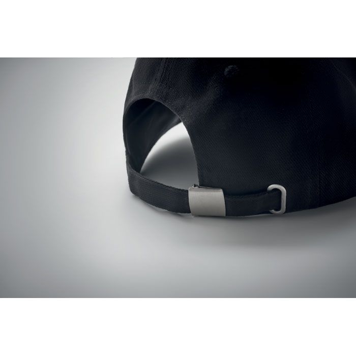 MO6875-03Long Beach Singa Baseball cap 5 panels 260g_m²_ schwarz