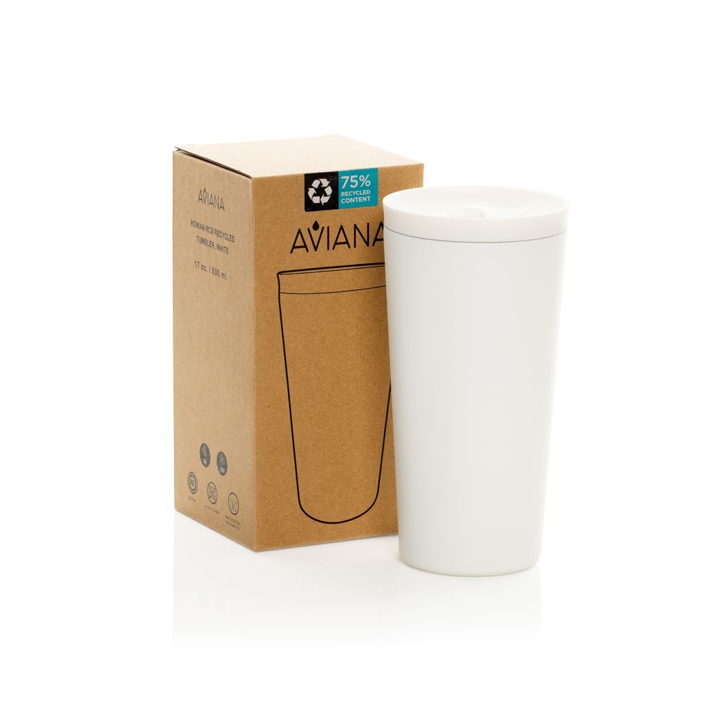 XD101950-119Aviana™ Rowan RCS recycelter Thermobecher 500ml_ weiss
