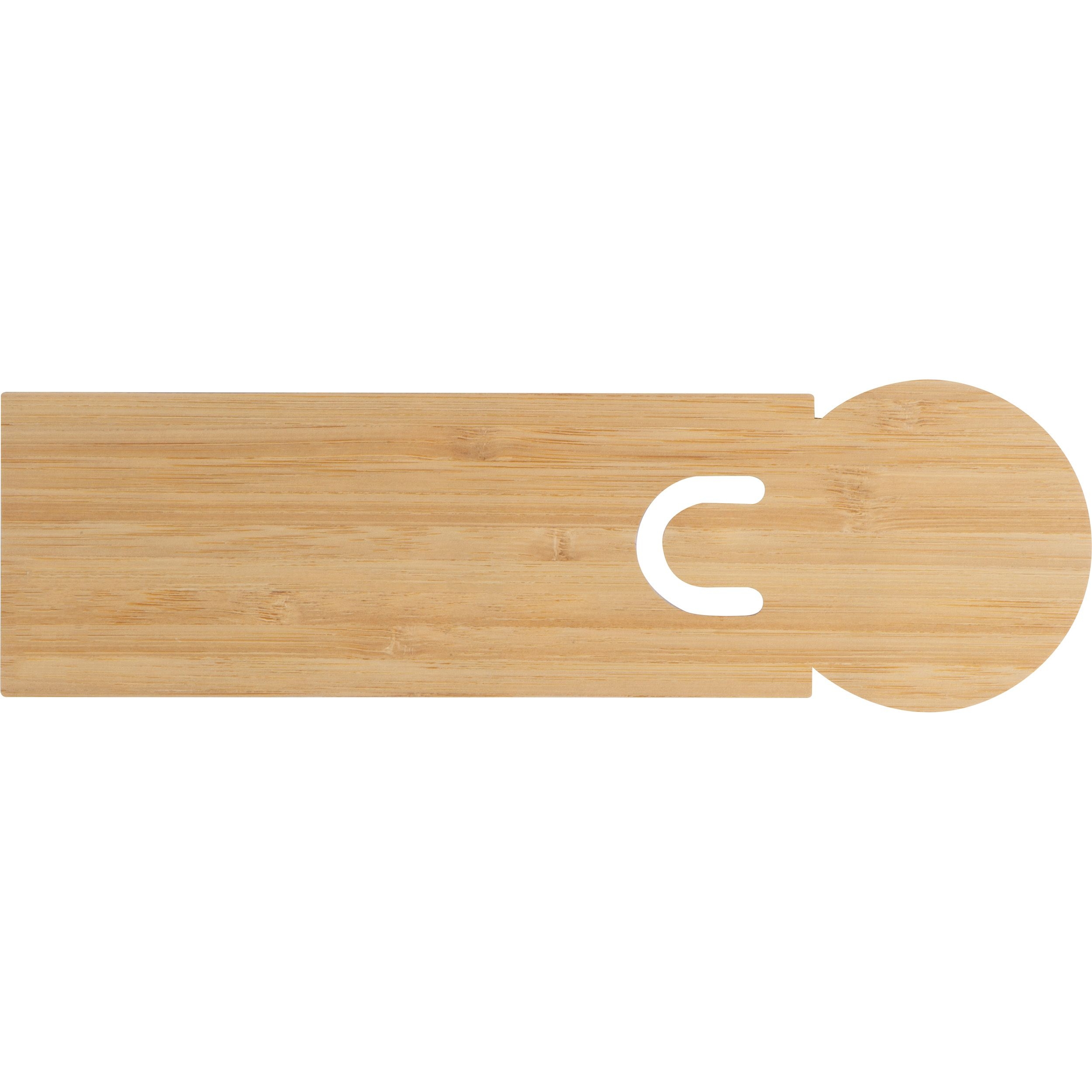 MA24226-13Bambus Lesezeichen mit Haftnotizen VIKTORIA_ beige