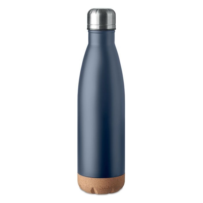 MO6313-85Aspen Cork Doppelwandige Isolierflasche_ marineblau