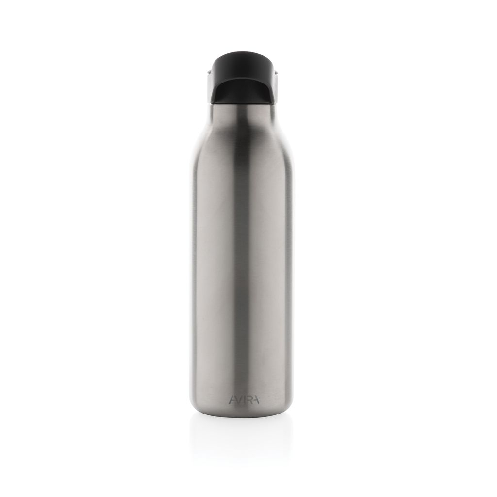 XDP438.08-2Avira Ara RCS Re-Steel Fliptop Wasserflasche 500ml_ silber