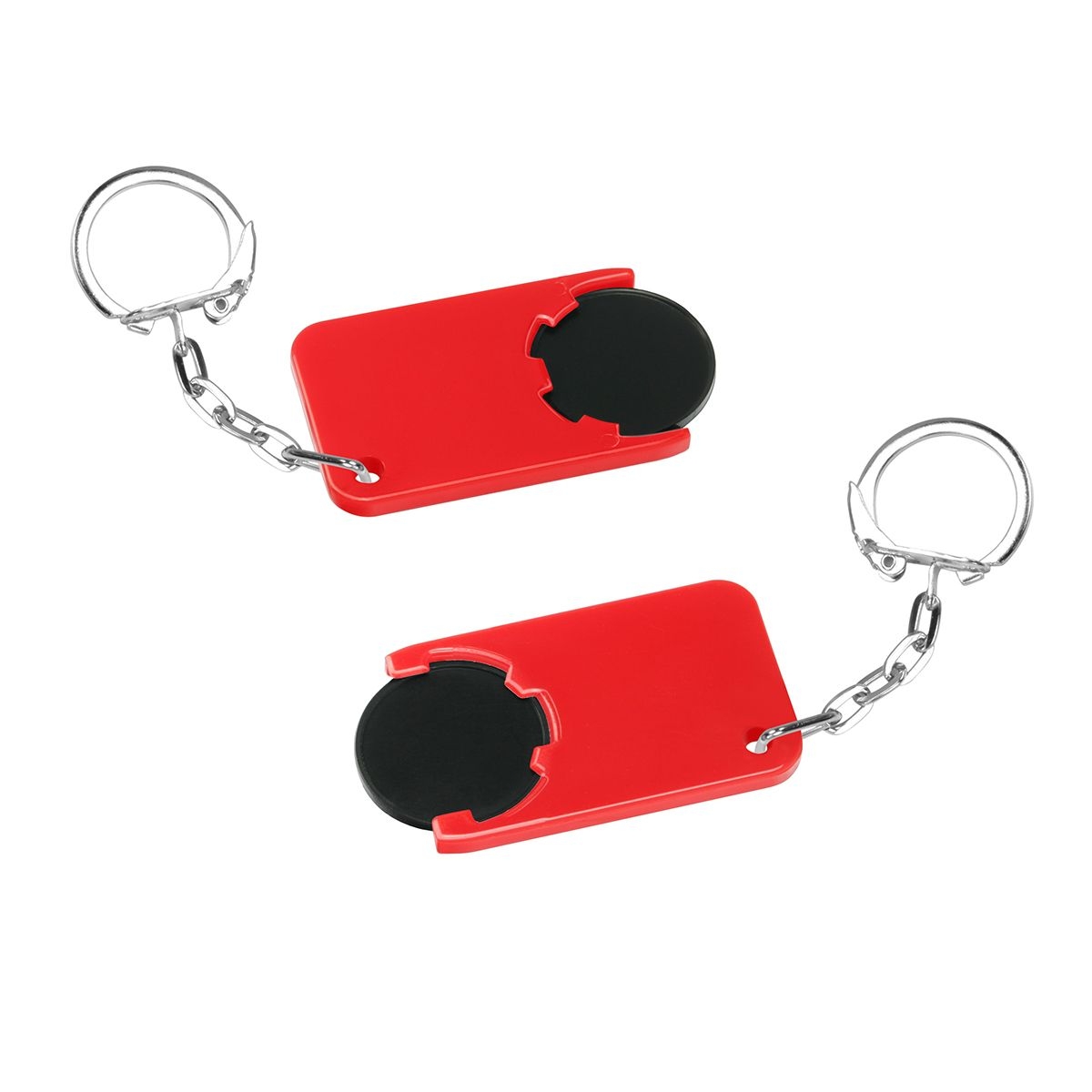 HE7454K-6-1Chiphalter mit 1€-Chip _Beta_ schwarz_ rot