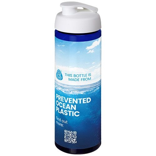 PF210483-8H2O Active® Eco Vibe 850 ml Sportflasche mit Klappdeckel_ blau_weiss