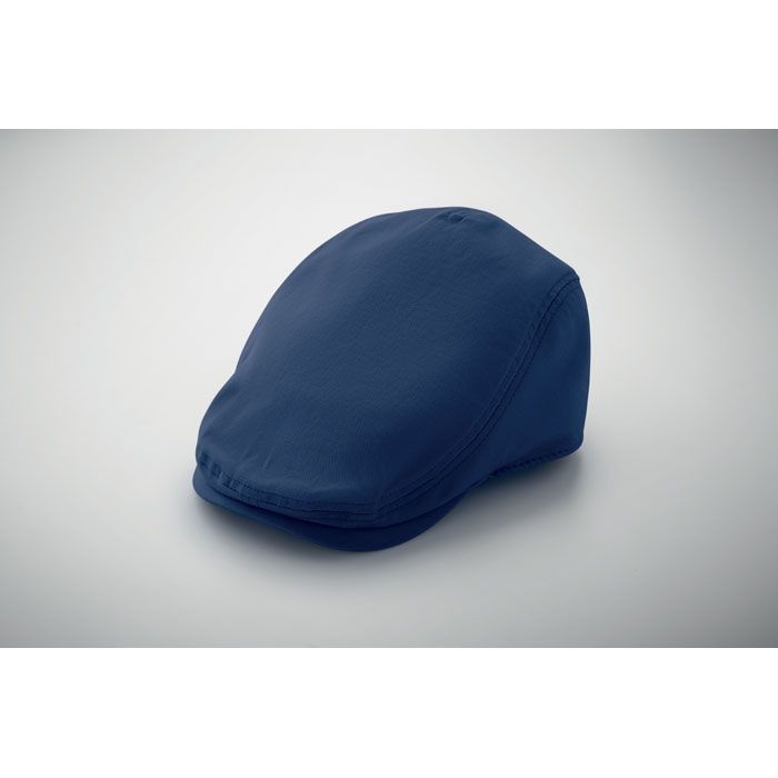 MO2850-04Flat Peak Newsboy-Kappe 235 g_m²_ blau