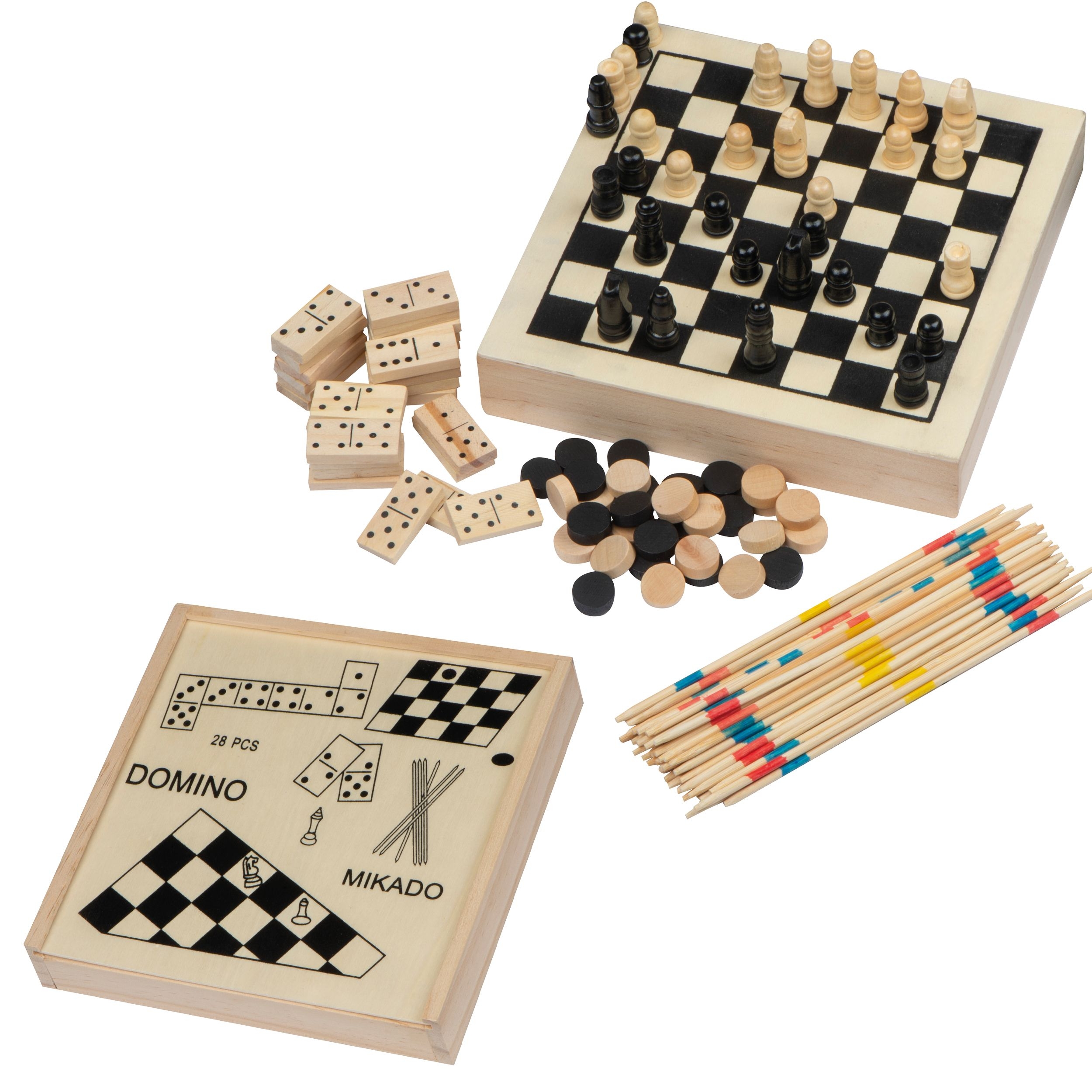 MA52697-13Spieleset in einer Holzbox WINIFRED_ beige
