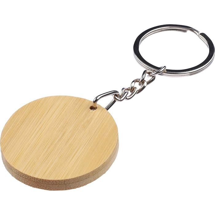 GI1172270-01Schluesselanhaenger aus Bambus Gene_ schwarz