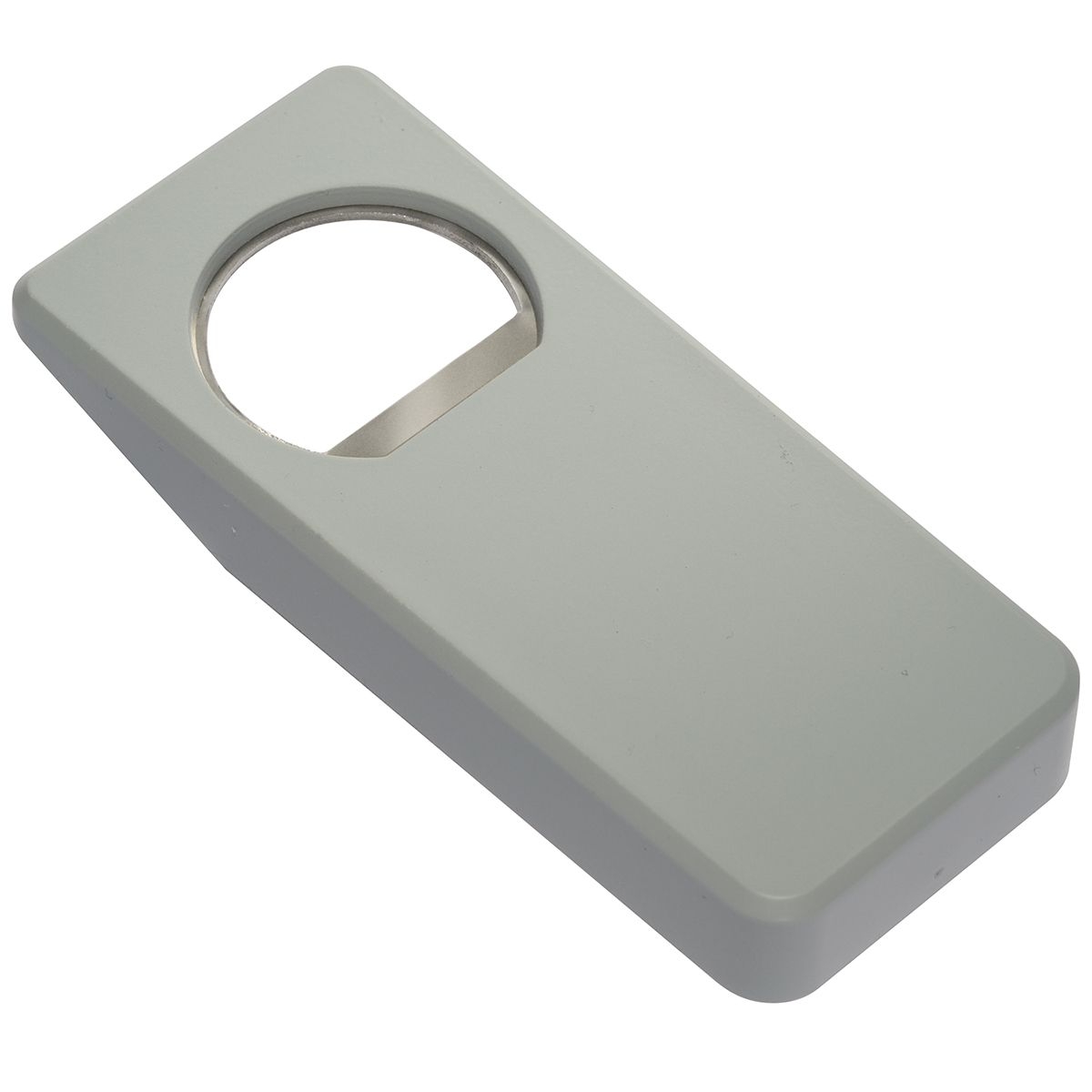 HE7104FRC-RS7Flaschenoeffner Recycling mit Verschluss _Alpha_ recycling grau