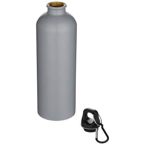 PF100872-3Oregon 750 ml matte RCS-zertifizierte_ einwandige Trinkflasche aus recyceltem Edelstahl mit Karabine