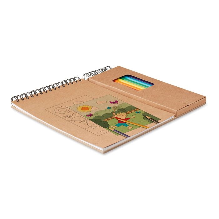 MO8769-13Colopad Malset mit 8 Buntstiften_ beige