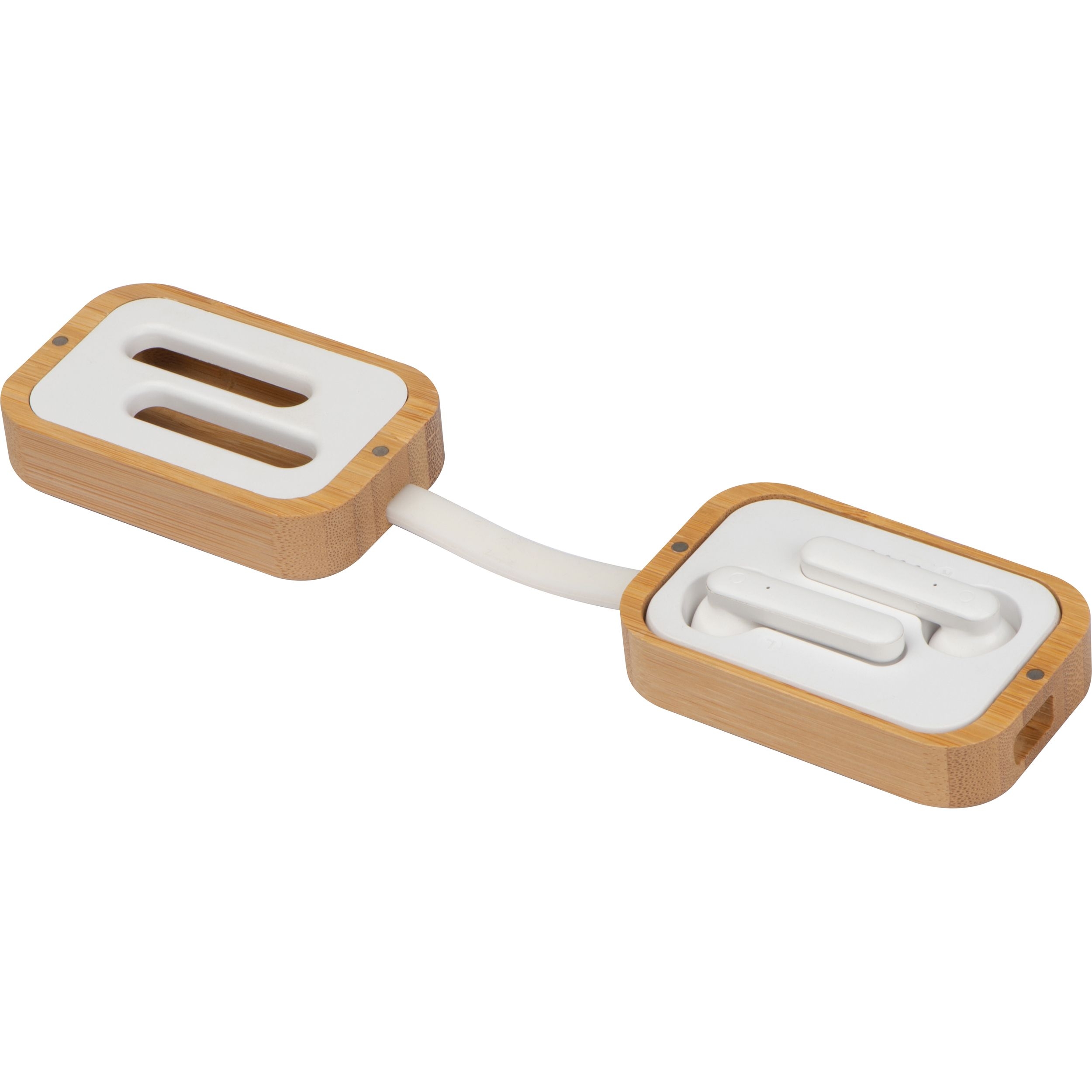 MA32579-13Bluetooth Kopfhoerer in einer Bambusbox HAZEL_ beige