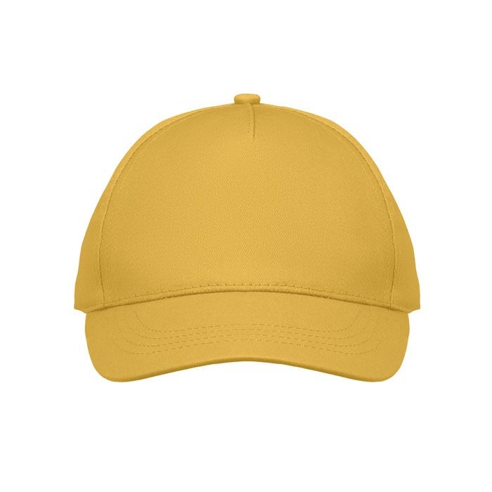 MO2346-08Buzz Kids 5-Panel-Baseball-Cap Kinder_ gelb
