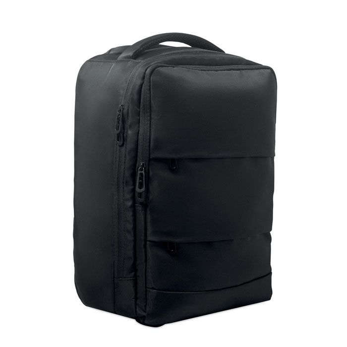 MO2985-03Magnate Rucksack-Trolley 290T RPET_ schwarz