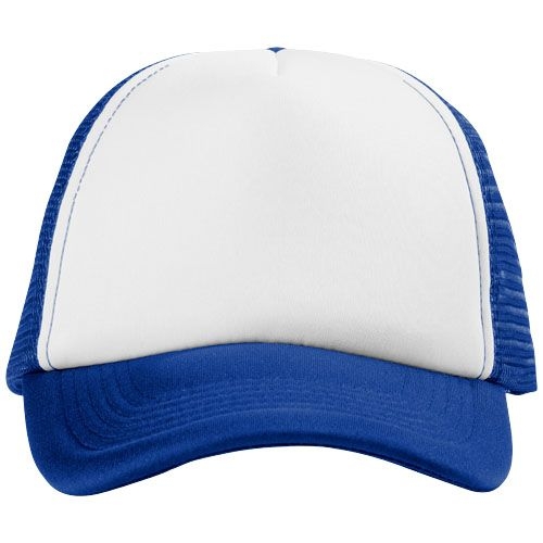 PF111069-3Trucker Kappe mit 5 Segmenten_ royalblau_weiss