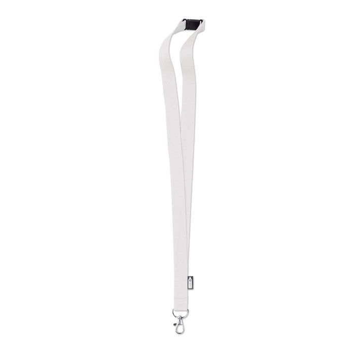 MO6100-06Lany Rpet Lanyard RPET 20mm_ weiss