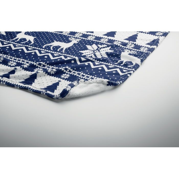 CX1548-04Tosti RPET-Fleece-Decke 190 g_m²_ blau