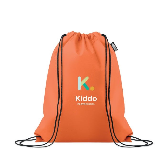 MO2809-10Daffy Rpet Beutel mit Kordelzug Non Woven_ orange