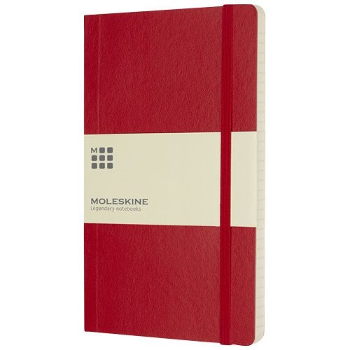 PF107156-4Moleskine Classic Softcover Notizbuch L – liniert_ scharlachrot