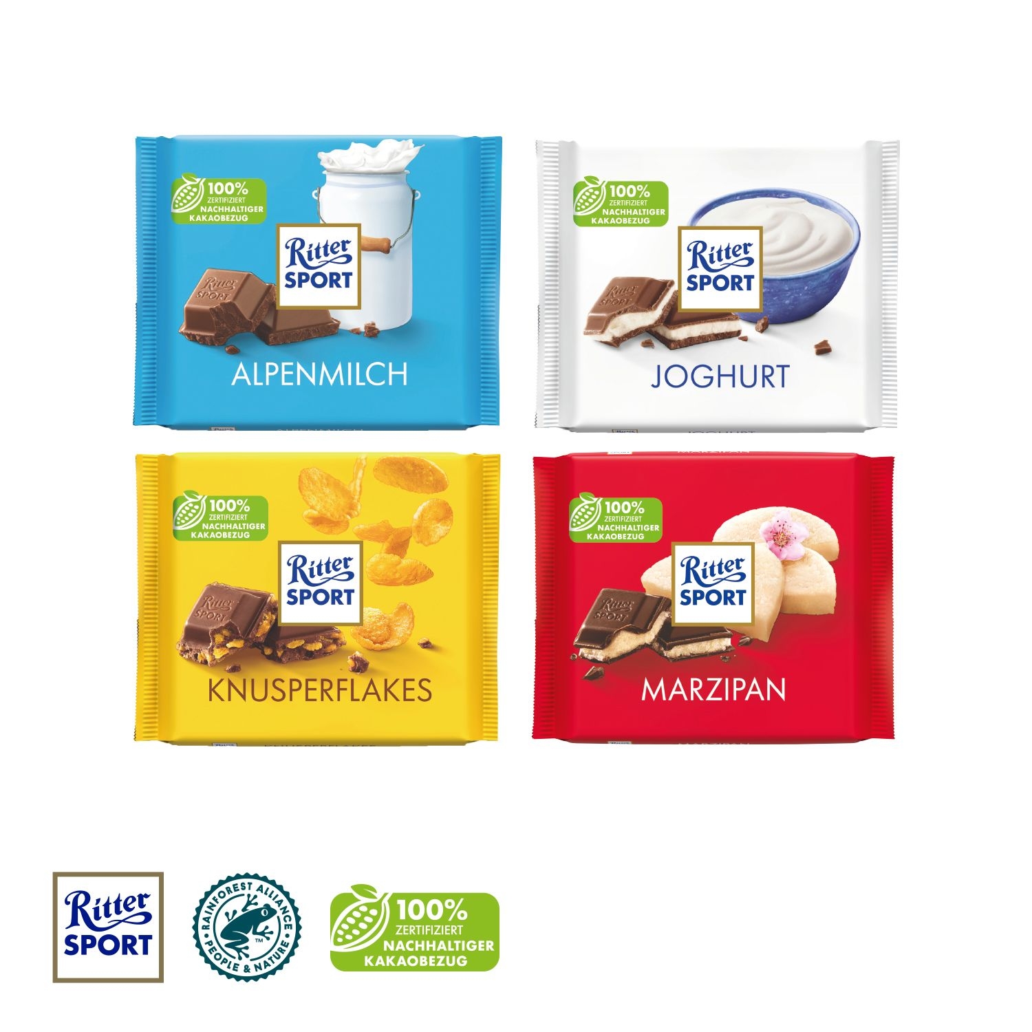 CD91296-03Ritter SPORT mit Werbebanderole_ Ritter SPORT 100g_ Marzipan