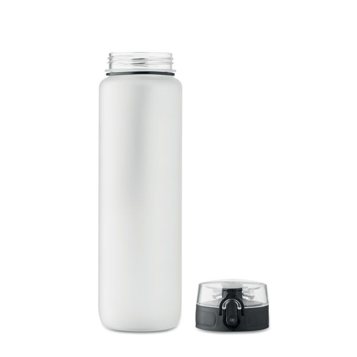 MO2672-26Isforden Mark Sport-Trinkflasche RPET 1L_ transparent weiss