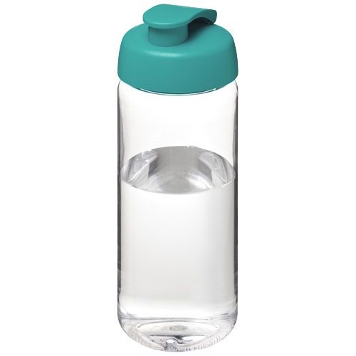 PF210445-13H2O Active® Octave Tritan™ 600-ml-Sportflasche mit Klappdeckel_ transparent klar_aquablau