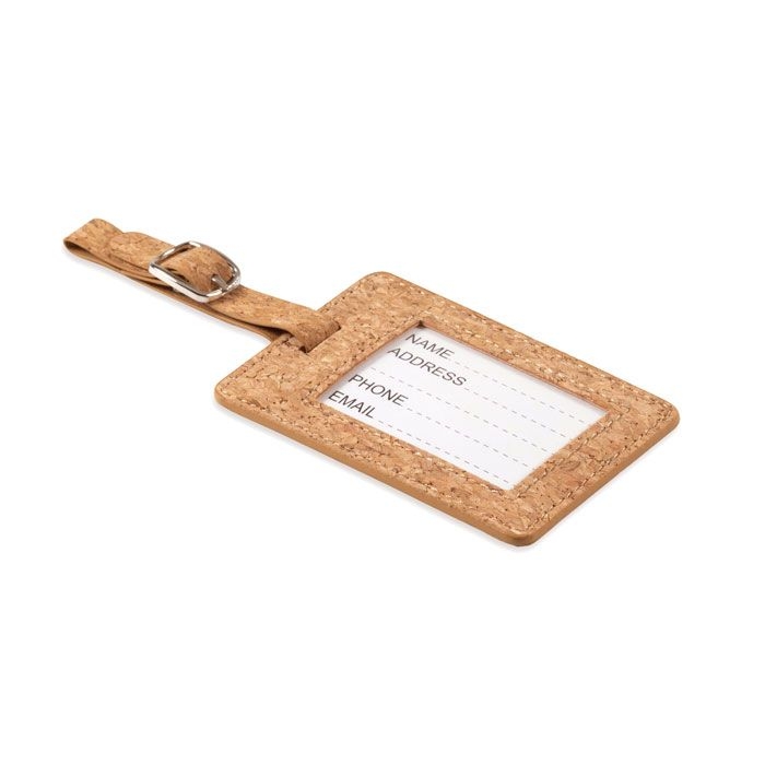 MO6418-13Coco Gepaeckanhaenger Kork_ beige